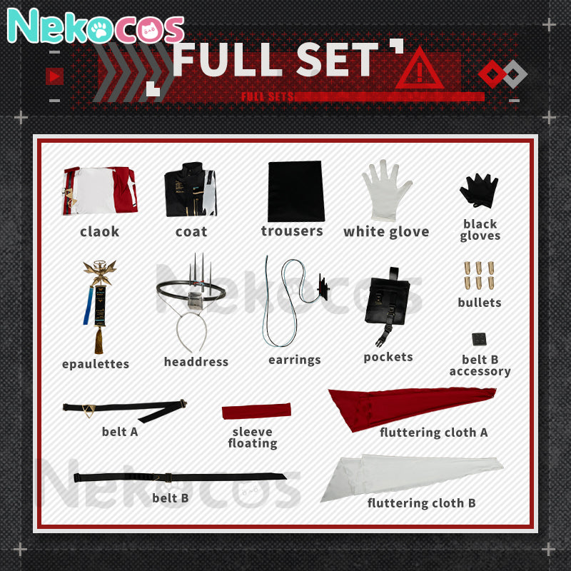 【Nekocos】Game Arknights Cosplay Executor the Ex Foedere Cosplay Costume Premium Edition | Custom-Tailor