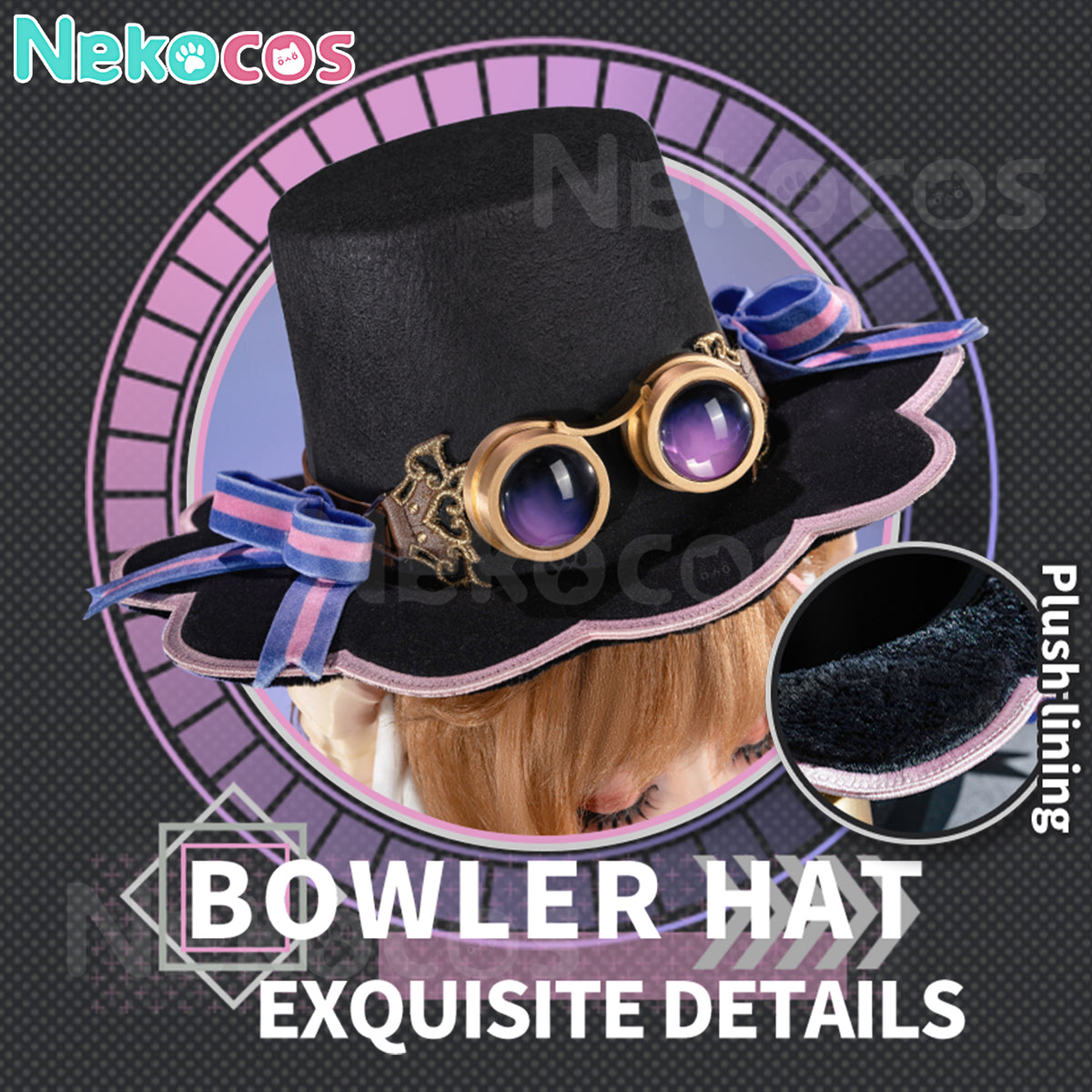 【Nekocos】Game Arknights Cosplay Eyjafjalla Fluffy Little Witch Cosplay Costume Premium Edition