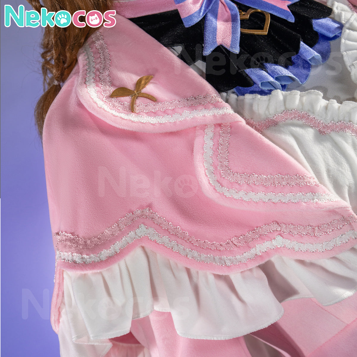 【Nekocos】Game Arknights Cosplay Eyjafjalla Fluffy Little Witch Cosplay Costume Premium Edition