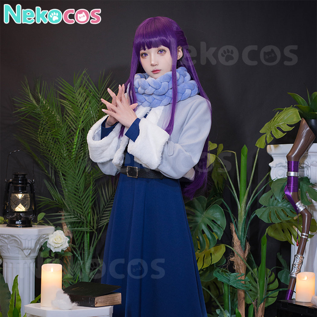 【Nekocos】Anime Frieren: Beyond Journey's End Cosplay Fern Winter Clothing Cosplay Costume | In Stock