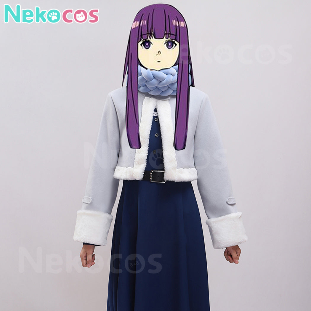 【Nekocos】Anime Frieren: Beyond Journey's End Cosplay Fern Winter Clothing Cosplay Costume | In Stock