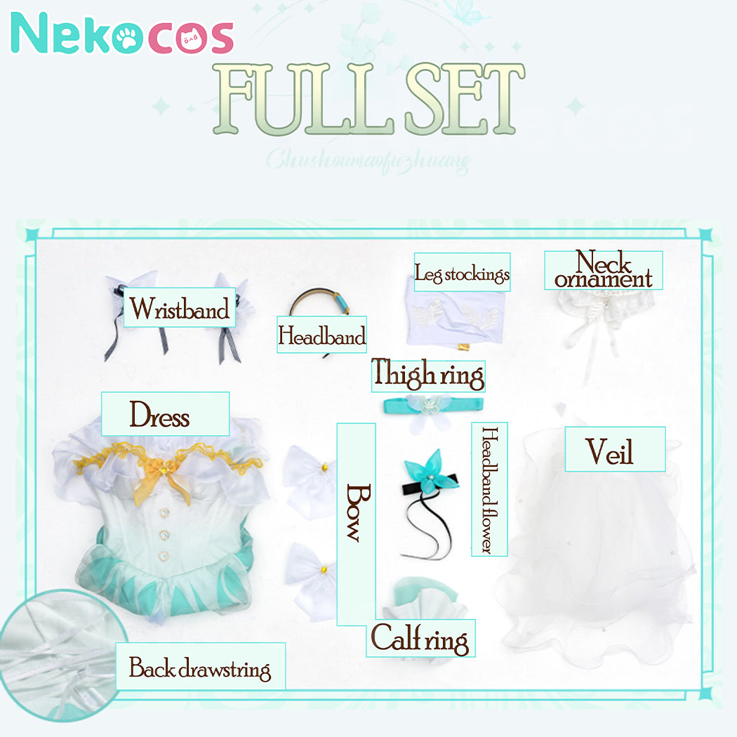 【Nekocos】Game Honkai: Star Rail Cosplay Firefly Firefly Flower Wedding Cosplay Costume | Custom-Tailor