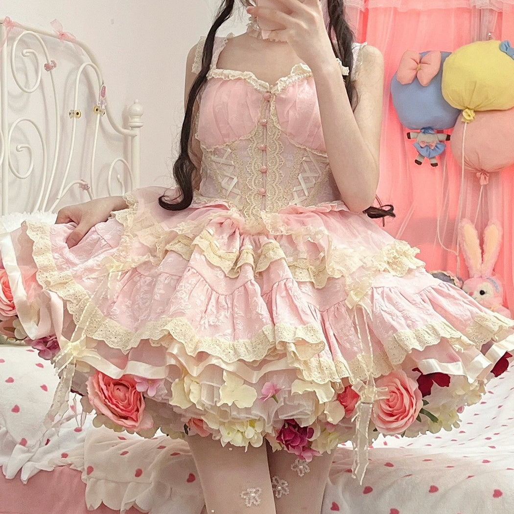 【Nekocos】Cosplay Floral Petticoats | In Stock