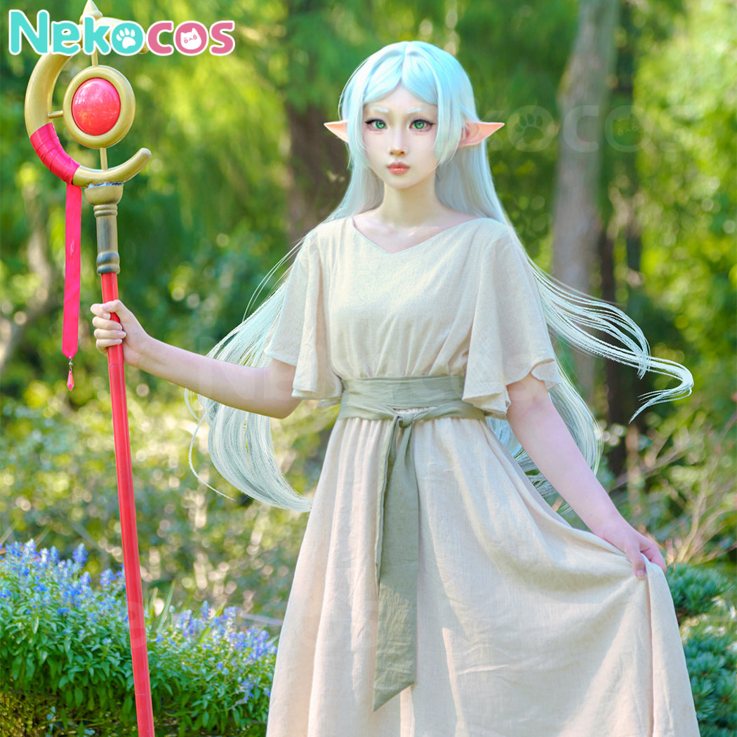 【Nekocos】Anime Frieren: Beyond Journey's End Cosplay Frieren Practice Cosplay Costume | In Stock