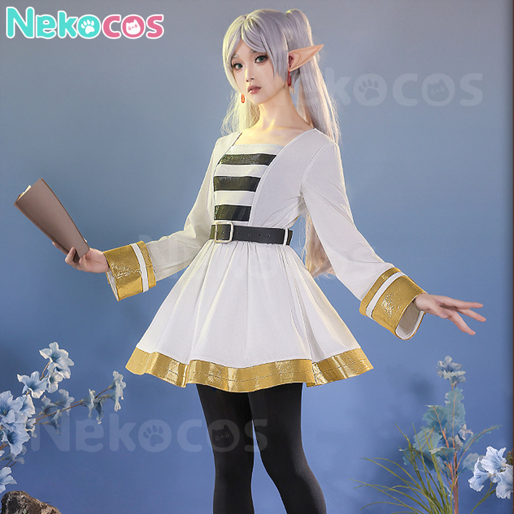 【Nekocos】Anime Frieren: Beyond Journey's End Cosplay Frieren Cosplay Costume Premium Edition | In Stock