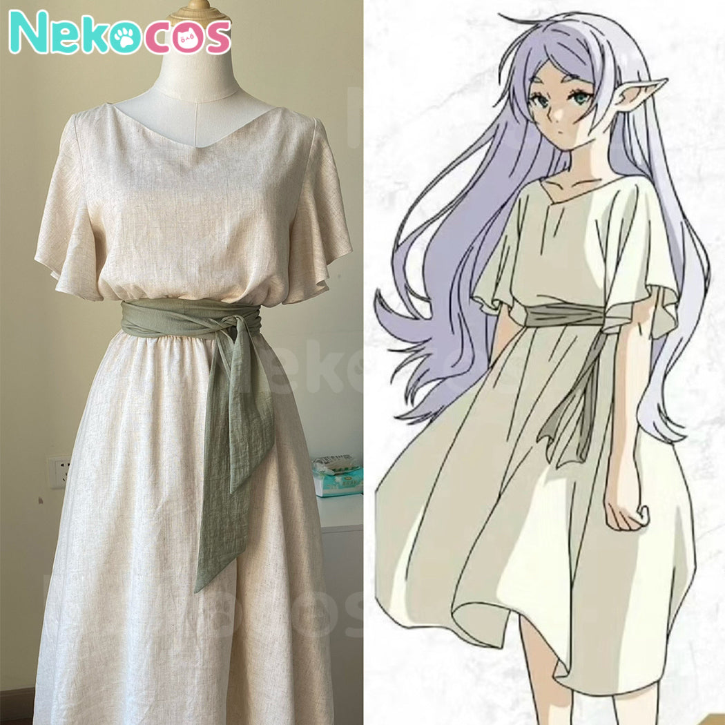 【Nekocos】Anime Frieren: Beyond Journey's End Cosplay Frieren Practice Cosplay Costume | In Stock