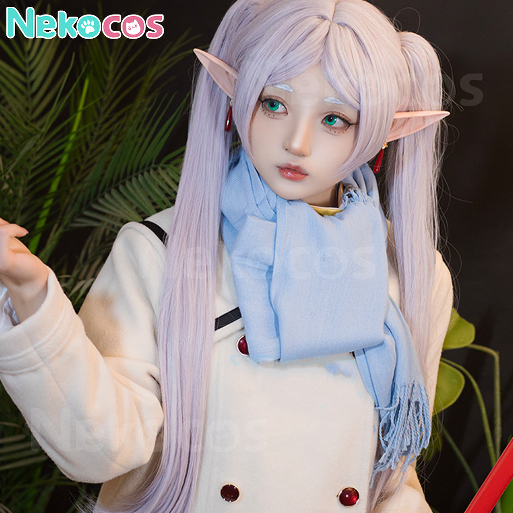 【Nekocos】Anime Frieren: Beyond Journey's End Cosplay Frieren Winter Clothing Cosplay Costume | In Stock