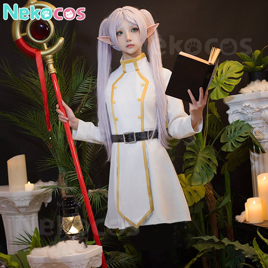 【Nekocos】Anime Frieren: Beyond Journey's End Cosplay Frieren Winter Clothing Cosplay Costume | In Stock