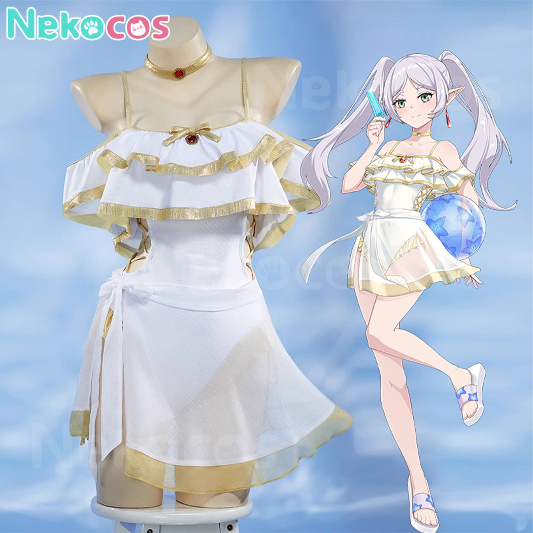 【Nekocos】Anime Frieren: Beyond Journey's End Cosplay Frieren Swimsuit Cosplay Costume | Custom-Tailor