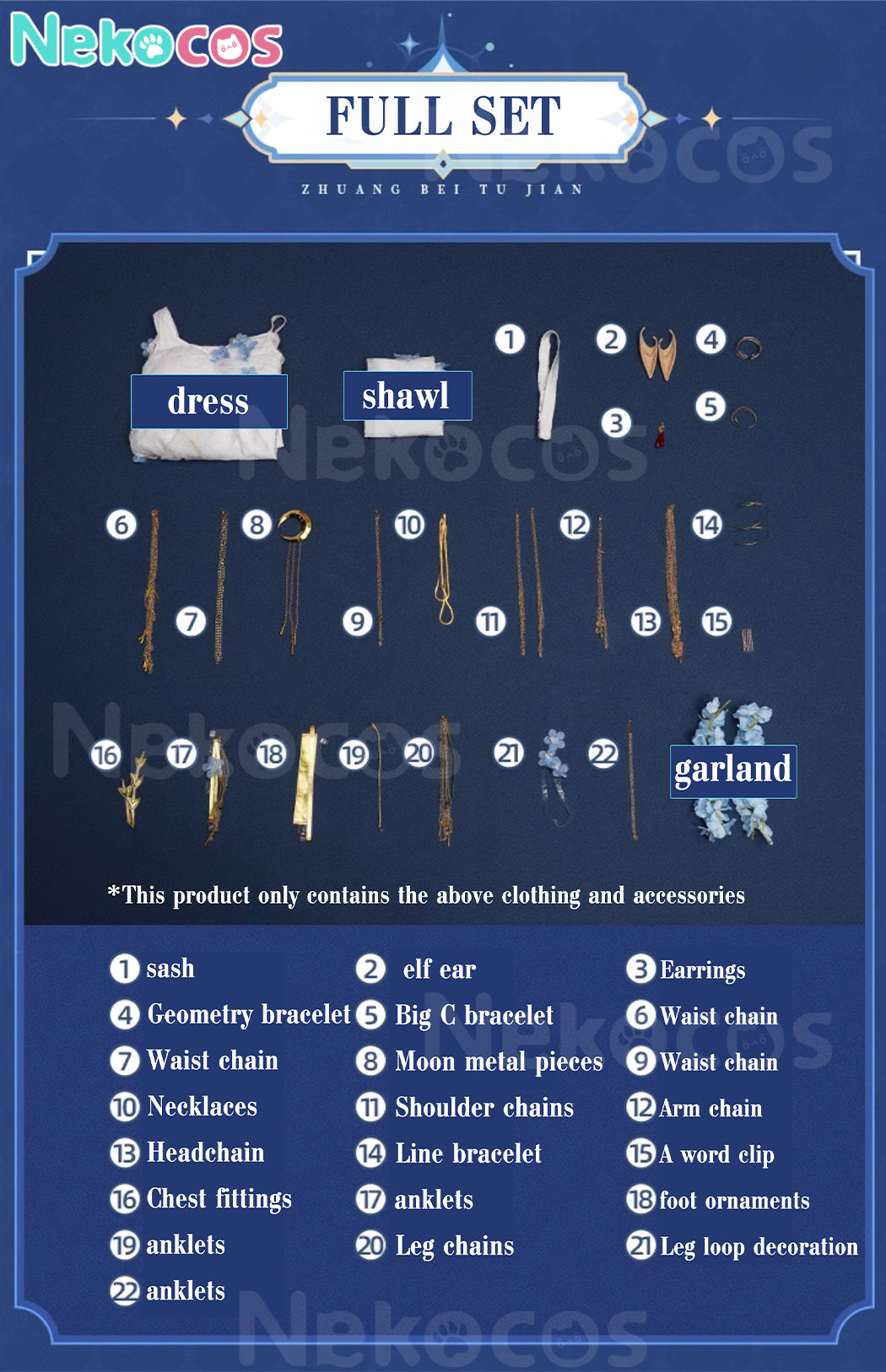 【Nekocos】Anime Frieren: Beyond Journey's End Cosplay Frieren Cosplay Costume Premium Edition | In Stock