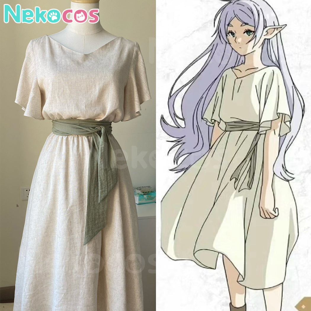【Nekocos】Anime Frieren: Beyond Journey's End Cosplay Frieren Practice Cosplay Costume | In Stock