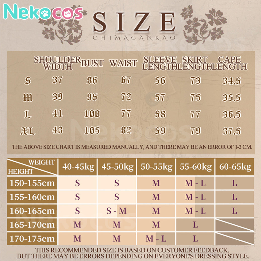 【Nekocos】Anime Frieren: Beyond Journey's End Cosplay Frieren Cosplay Costume Premium Edition | In Stock