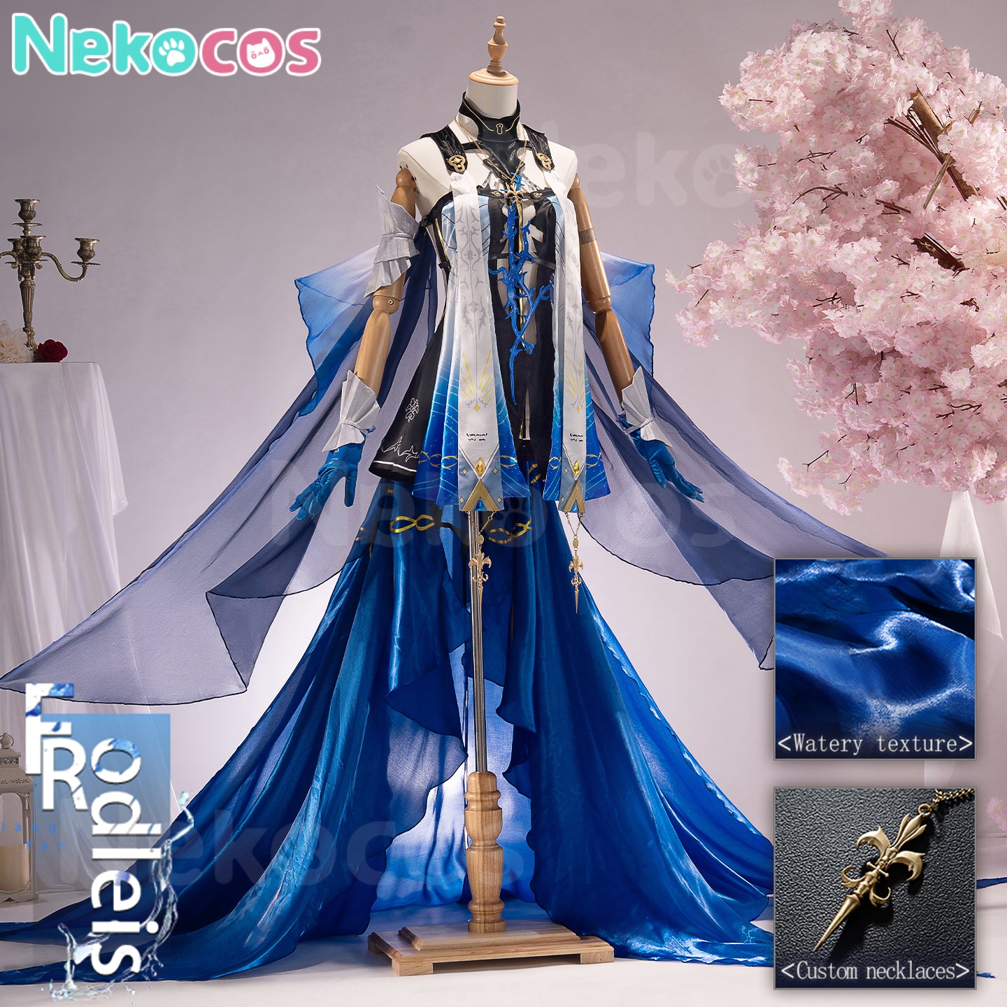 【Nekocos】Game Wuthering Waves Cosplay Cartethyia Fleurdelys Cosplay Costume Premium Edition | Custom-Tailor