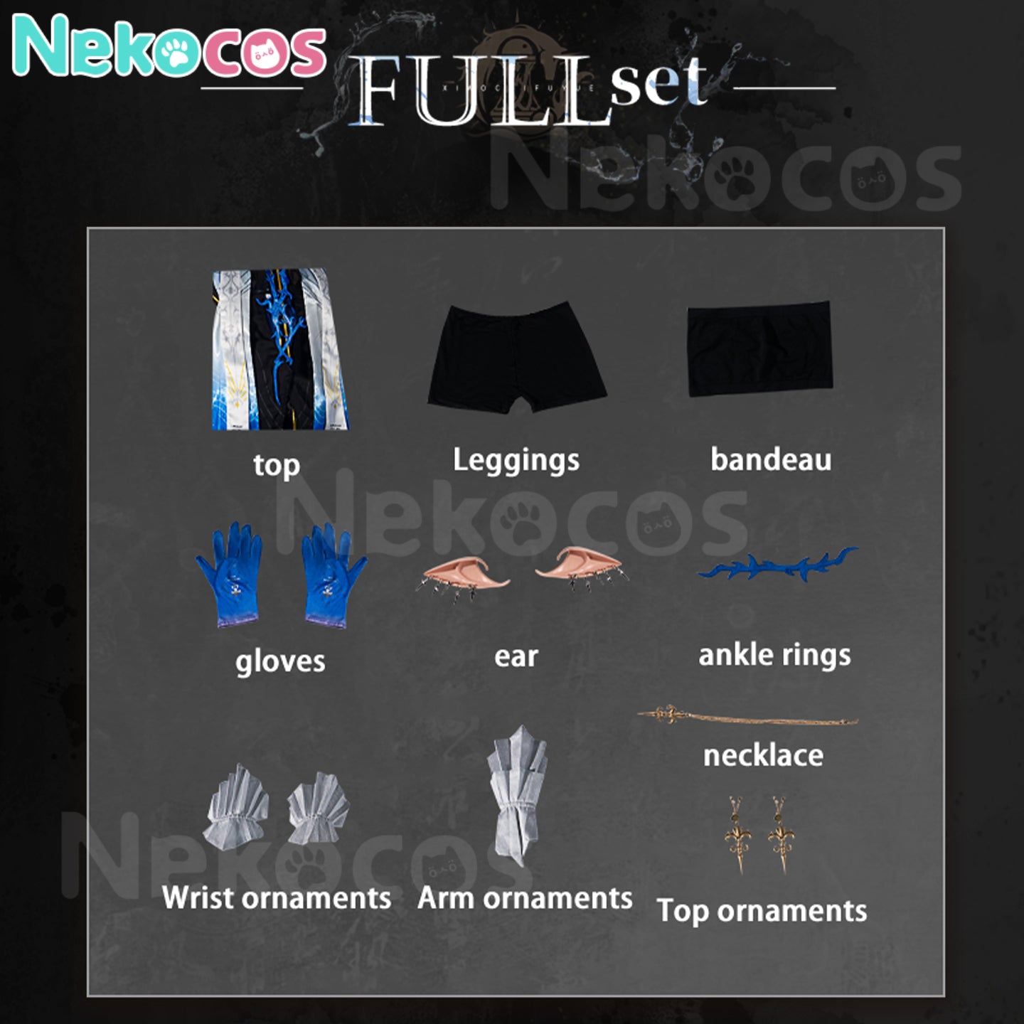 【Nekocos】Game Wuthering Waves Cosplay Cartethyia Fleurdelys Cosplay Costume Premium Edition | Custom-Tailor