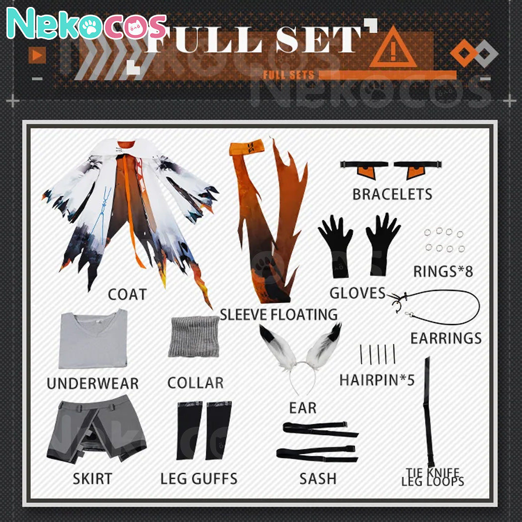 【Nekocos】Game Arknights Cosplay FrostNova Cosplay Costume Premium Edition | In Stock