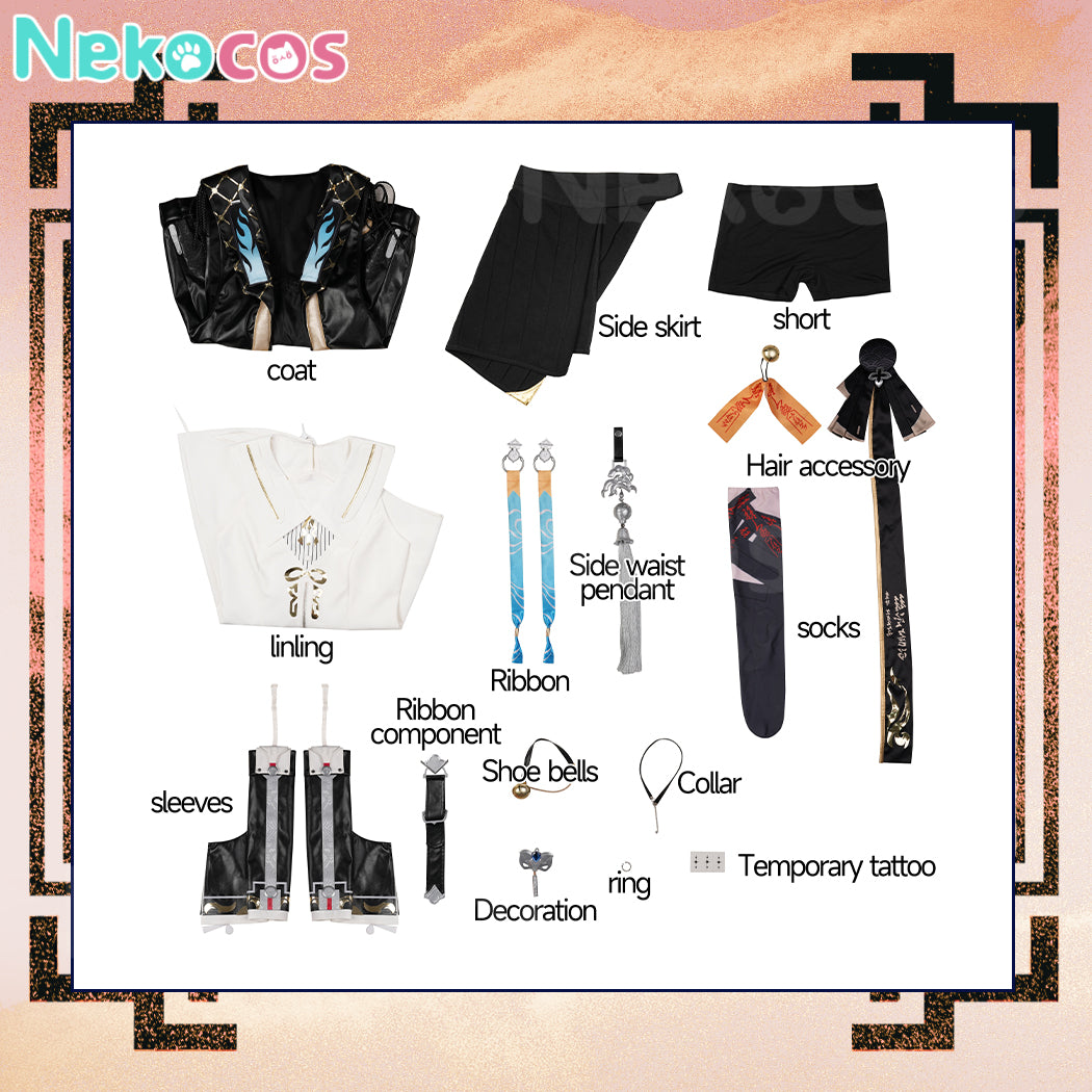 【Nekocos】Game Wuthering Waves Cosplay Fuling Cosplay Costume Premium Edition | Custom-Tailor