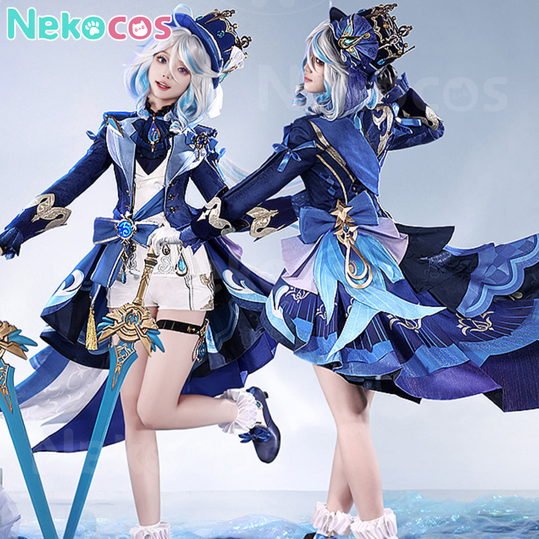 【Nekocos】Game Genshin Impact Cosplay Furina Cosplay Costume Premium Edition | Custom-Tailor