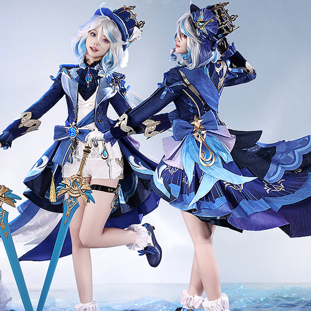 【Nekocos】Game Genshin Impact Cosplay Furina Cosplay Costume Premium Edition | Custom-Tailor