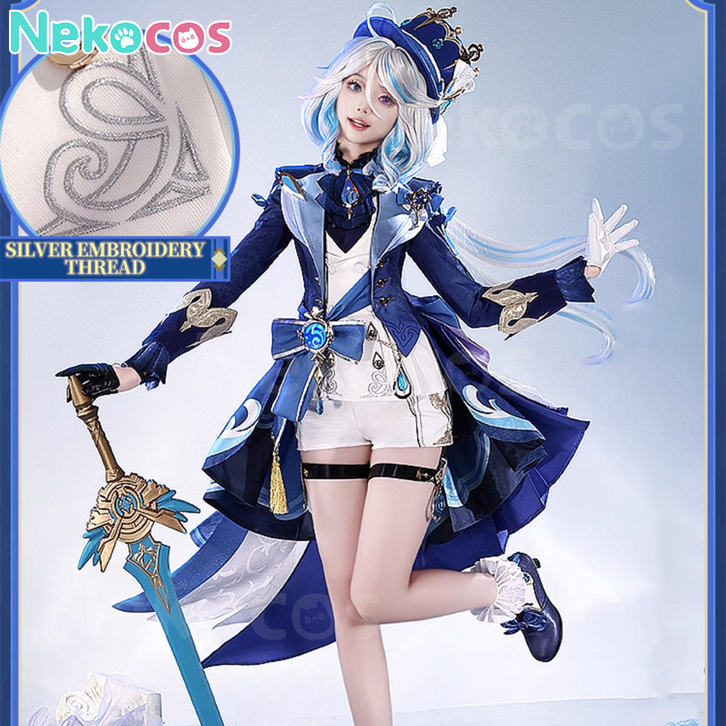 【Nekocos】Game Genshin Impact Cosplay Furina Cosplay Costume Premium Edition | Custom-Tailor