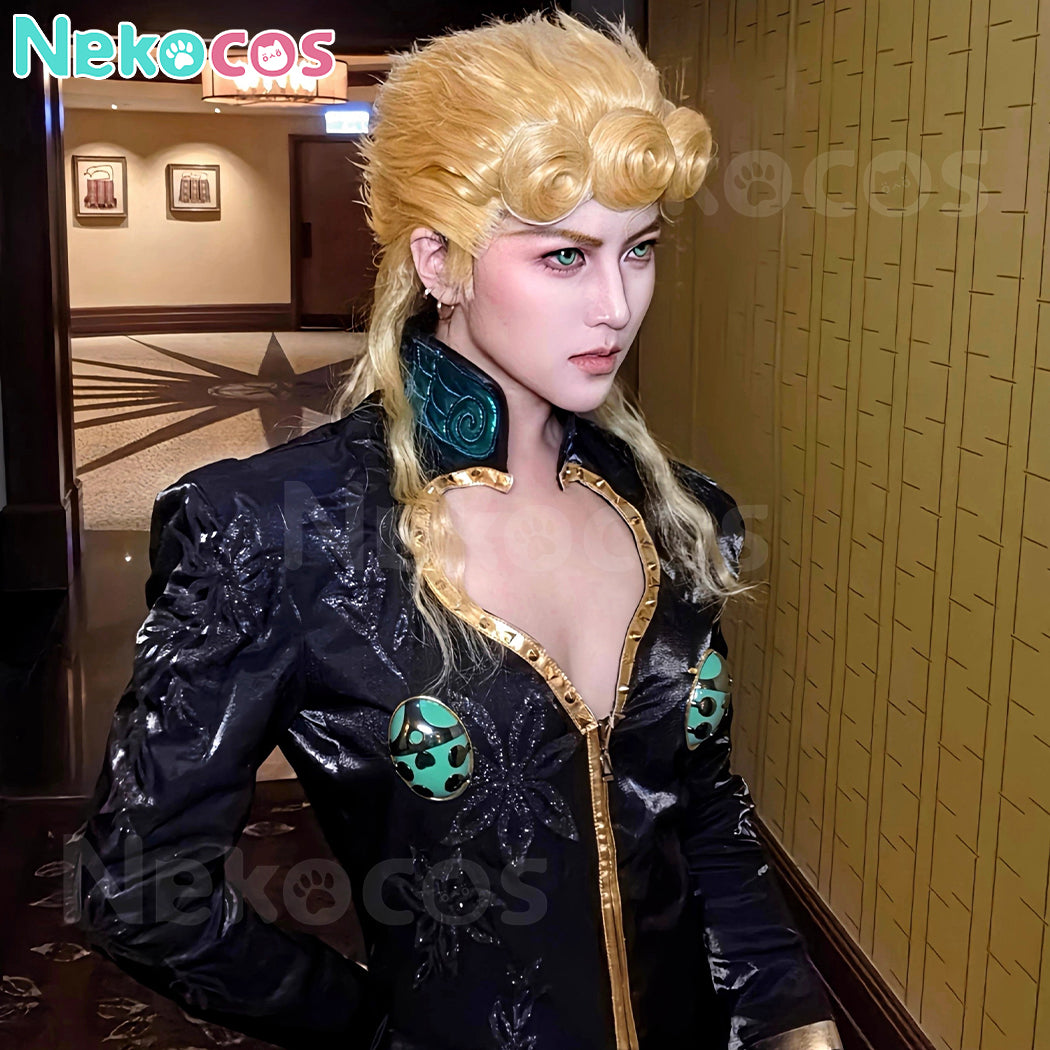【Nekocos】Anime JoJo's Bizarre Adventure Cosplay Giorno Giovanna Cosplay Costume | Custom-Tailor