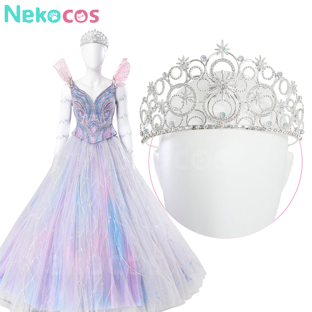【Nekocos】Movie Wicked Cosplay Glinda Cosplay Costume | Custom-Tailor