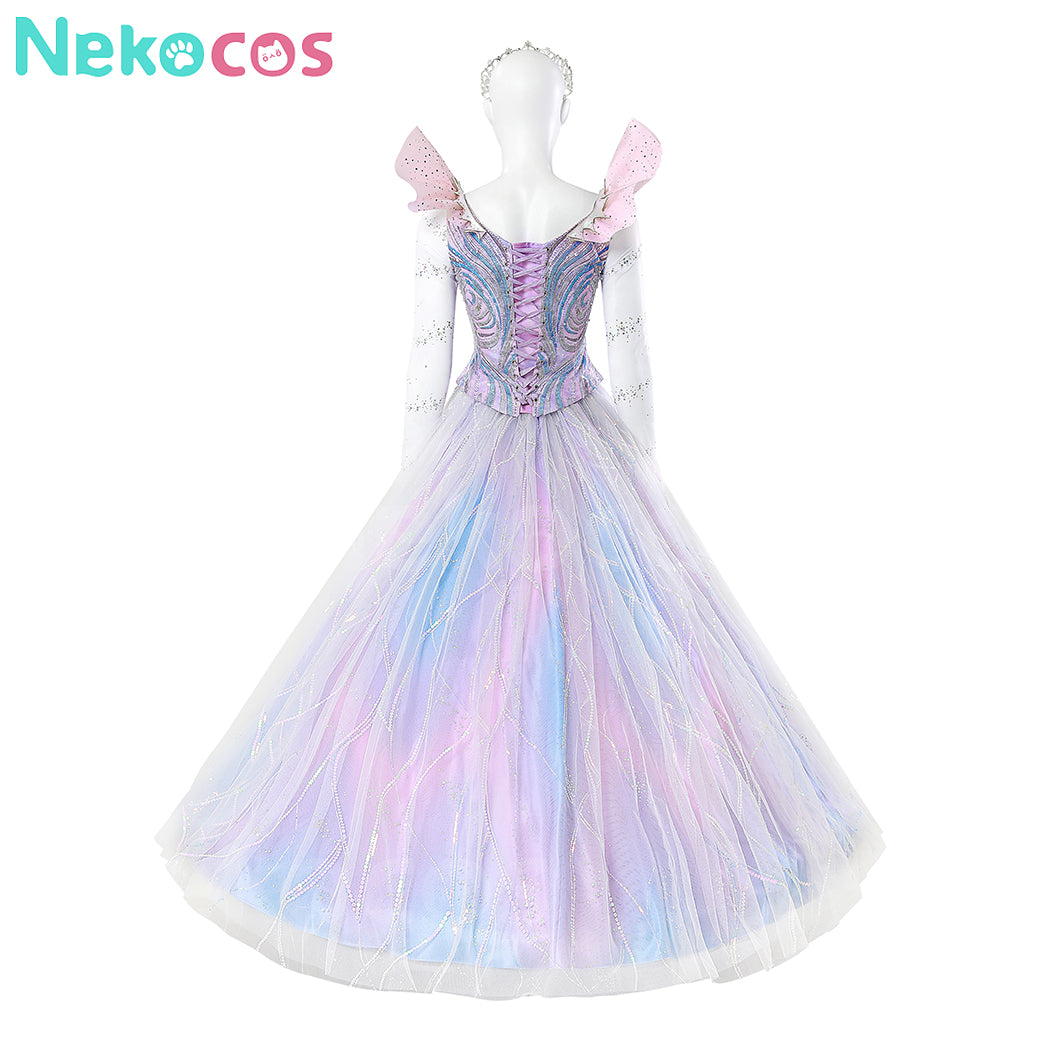 【Nekocos】Movie Wicked Cosplay Glinda Cosplay Costume | Custom-Tailor