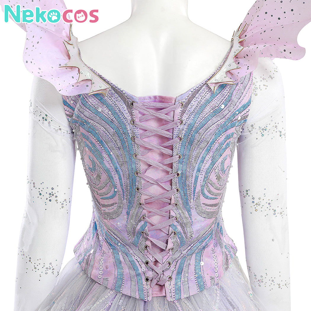 【Nekocos】Movie Wicked Cosplay Glinda Cosplay Costume | Custom-Tailor