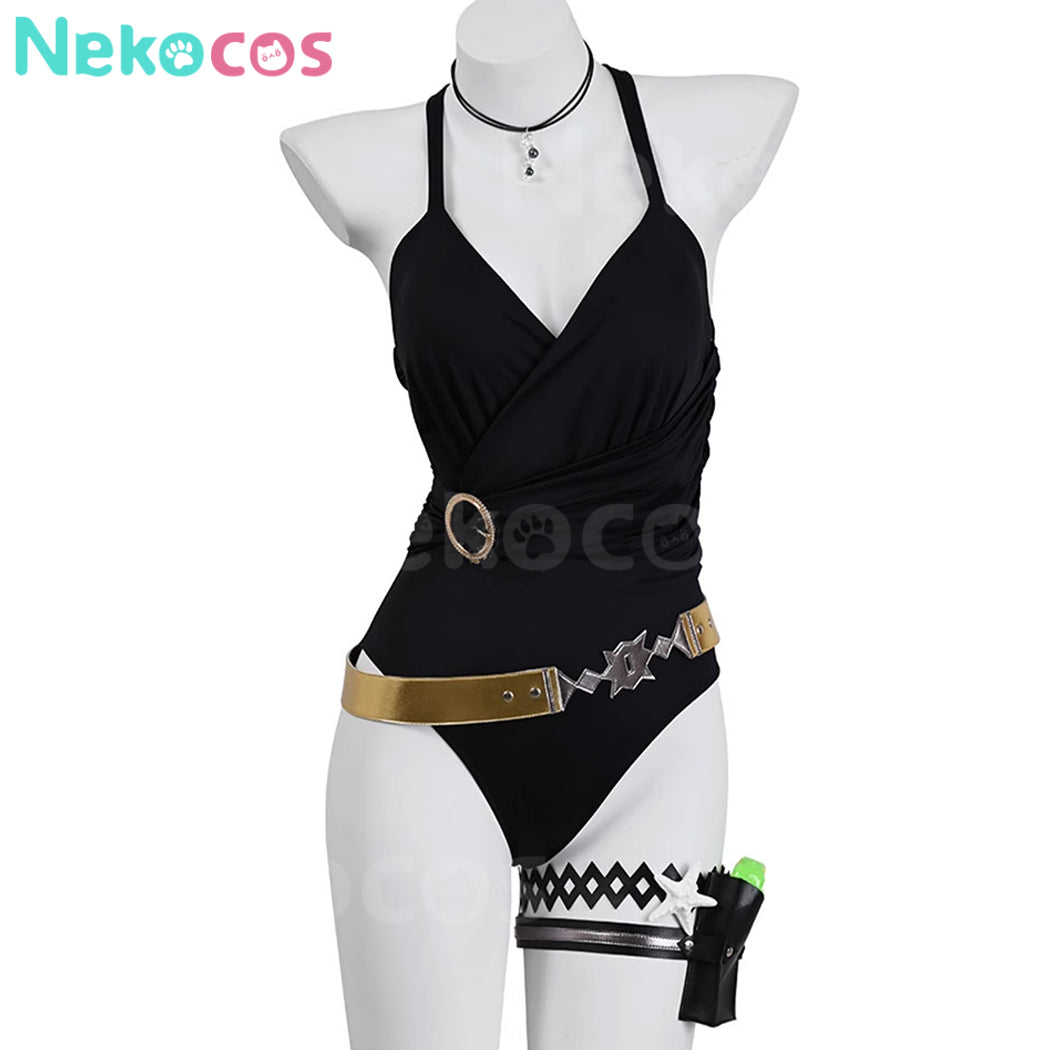 【Nekocos】Game Uma Musume Pretty Derby Cosplay Gold Ship Swimsuit Cosplay Costume | Custom-Tailor