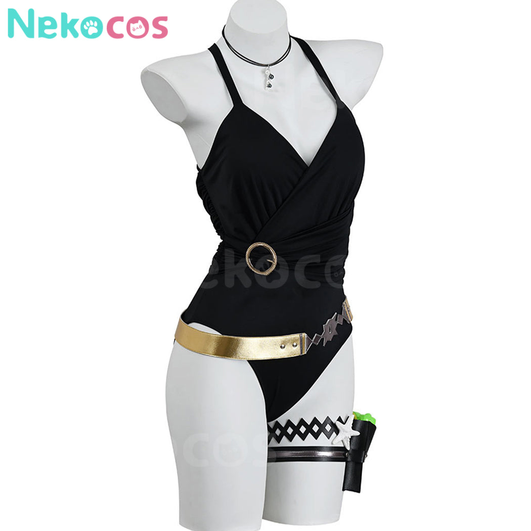 【Nekocos】Game Uma Musume Pretty Derby Cosplay Gold Ship Swimsuit Cosplay Costume | Custom-Tailor