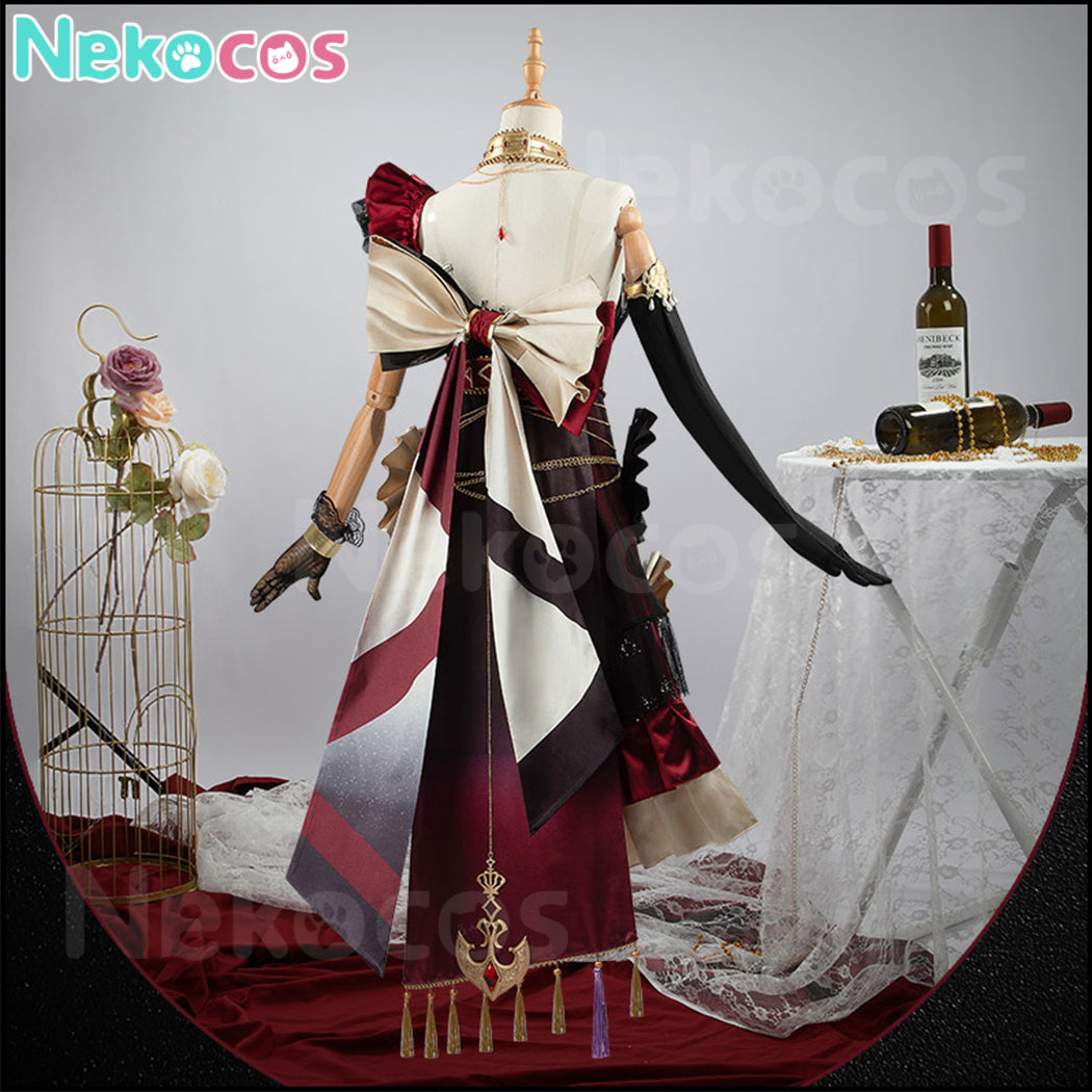 【Nekocos】Game Uma Musume Pretty Derby Cosplay Arc de Triomphe Dress Gold Ship Cosplay Costume | Custom-Tailor