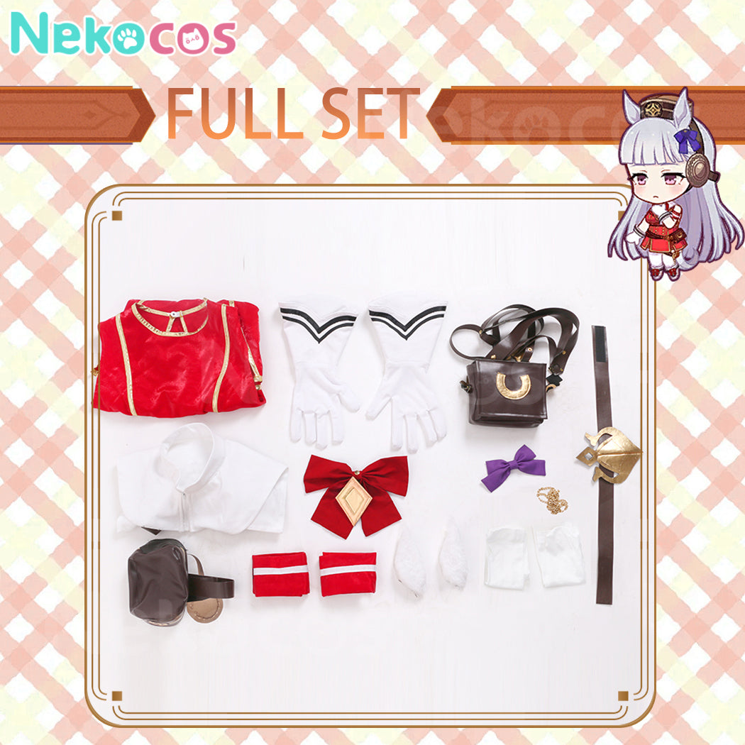 【Nekocos】Game Uma Musume Pretty Derby Cosplay Gold Ship Cosplay Costume | In Stock