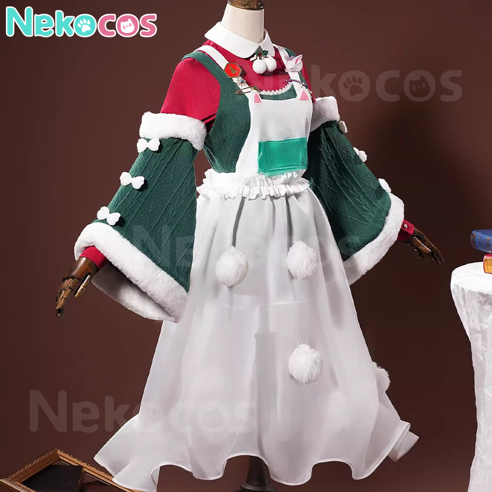【Nekocos】Game Arknights Cosplay Goldenglow Joyful Night Attendant Cosplay Costume | In Stock