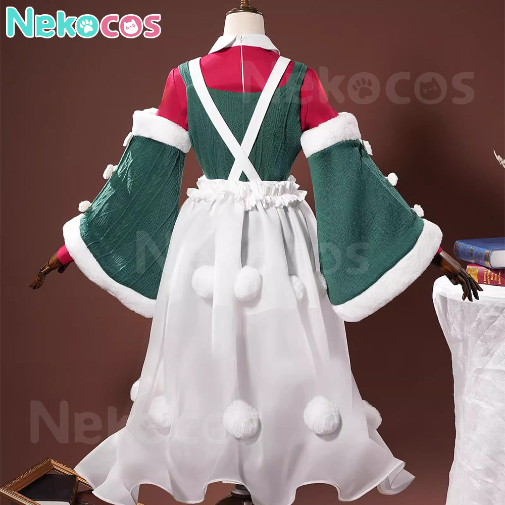 【Nekocos】Game Arknights Cosplay Goldenglow Joyful Night Attendant Cosplay Costume | In Stock