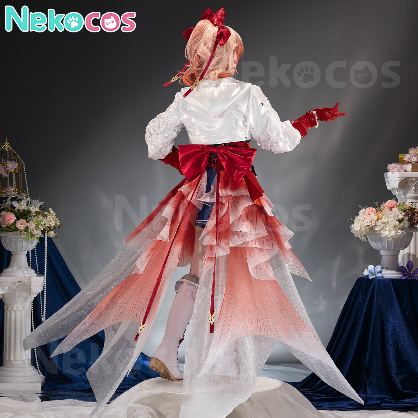 【Nekocos】Game Arknights Cosplay Haruka Cosplay Costume Premium Edition | Custom-Tailor