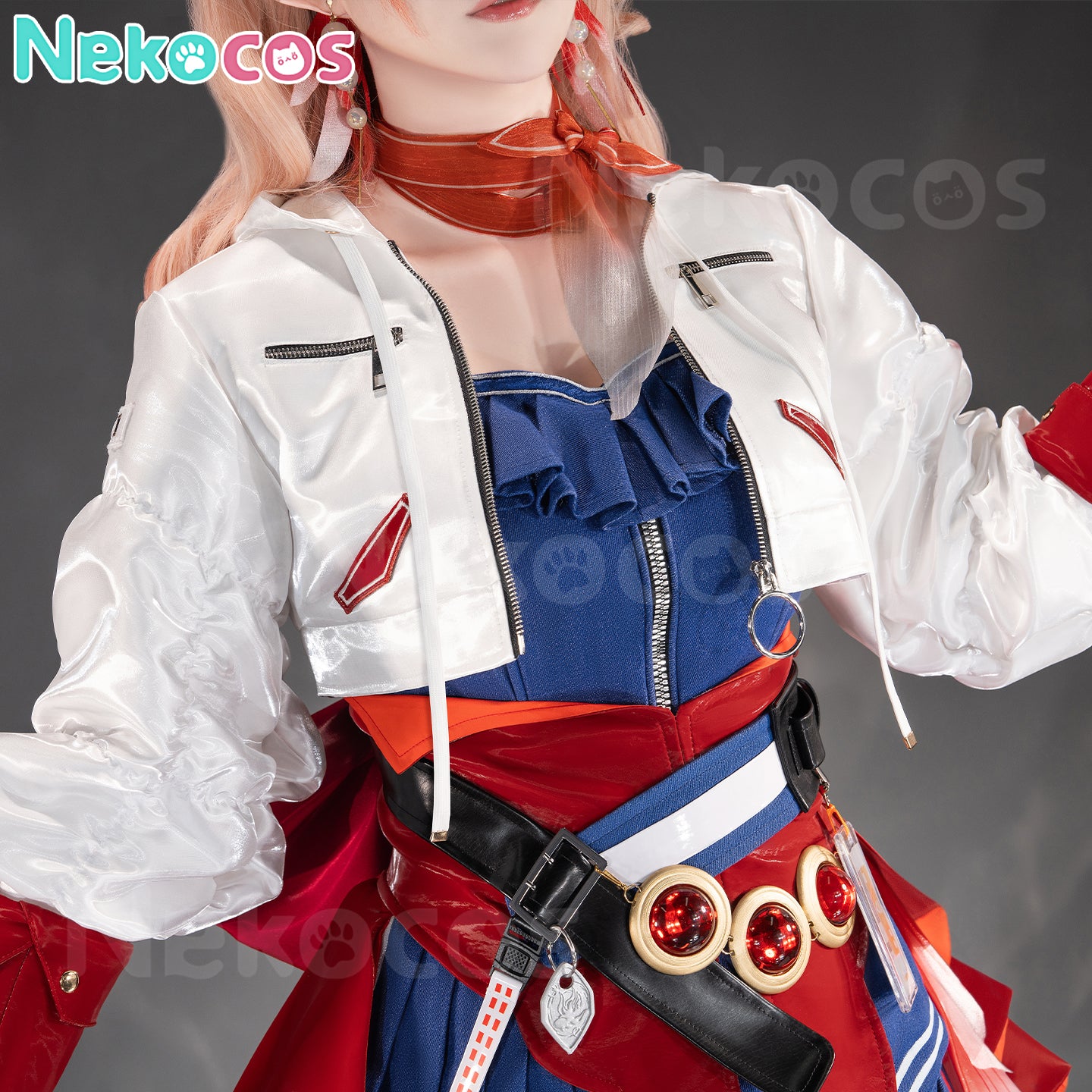 【Nekocos】Game Arknights Cosplay Haruka Cosplay Costume Premium Edition | Custom-Tailor