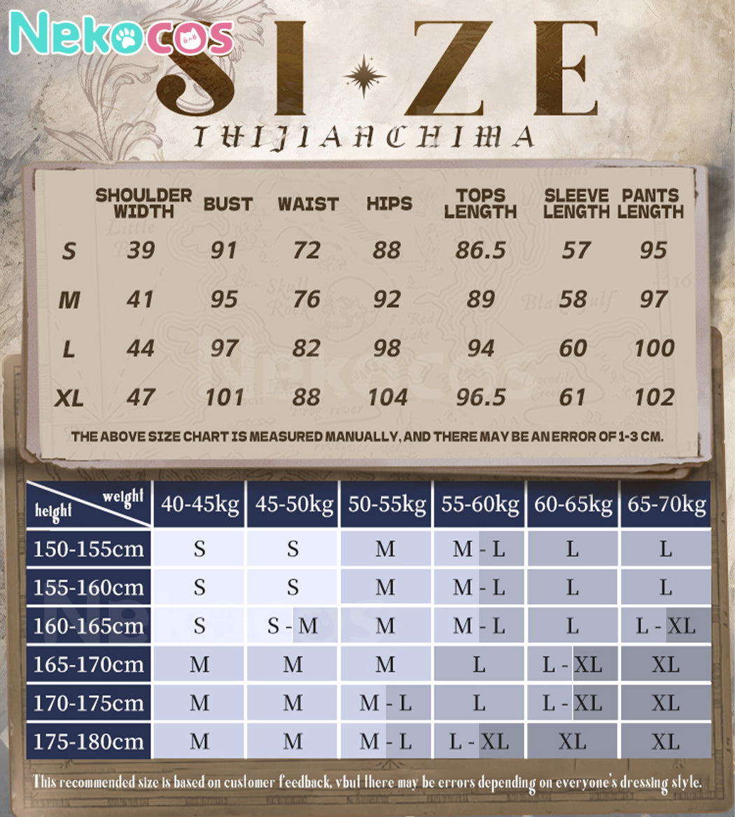 【Nekocos】Anime Frieren: Beyond Journey's End Cosplay Himmel Cosplay Costume Premium Edition | In Stock