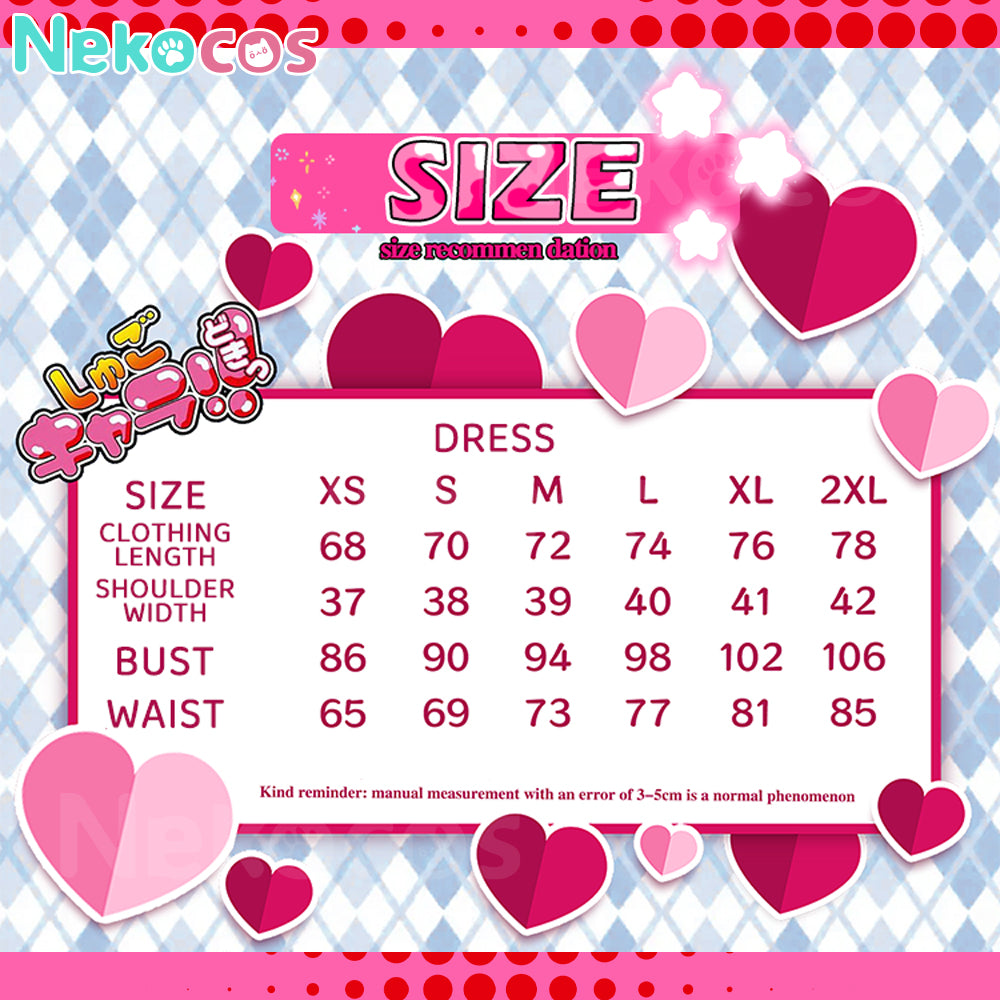 【Nekocos】Anime Shugo Chara! Cosplay Hinamori Amu Cosplay Costume | In Stock