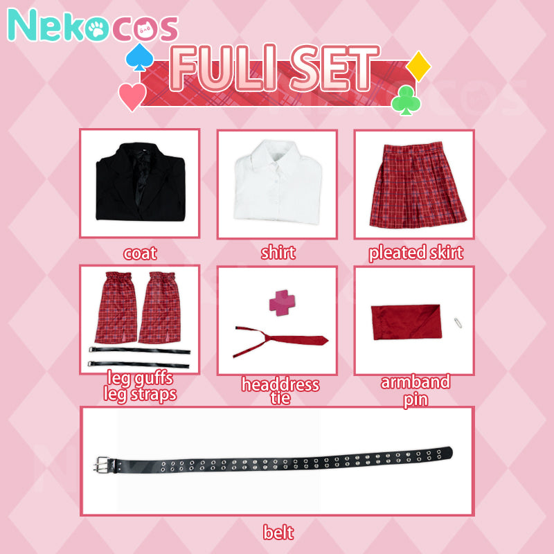 【Nekocos】Anime Shugo Chara! Cosplay Hinamori Amu Cosplay Costume | In Stock