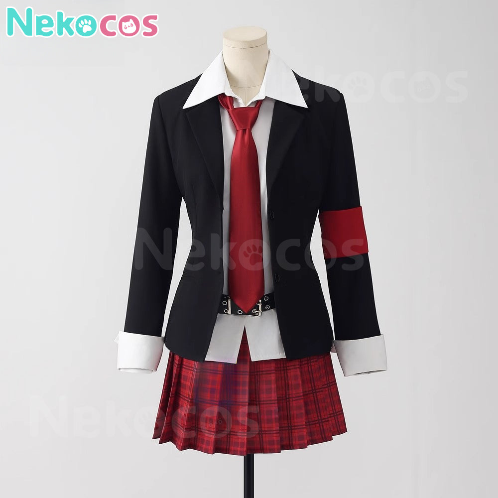【Nekocos】Anime Shugo Chara! Cosplay Seiyo Academy Hinamori Amu Cosplay Costume | In Stock