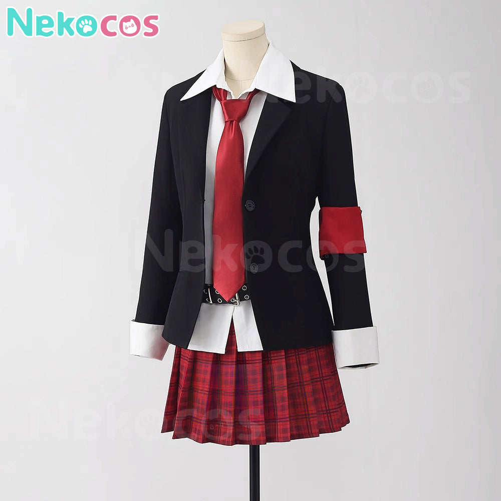 【Nekocos】Anime Shugo Chara! Cosplay Seiyo Academy Hinamori Amu Cosplay Costume | In Stock