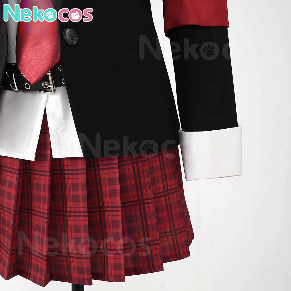 【Nekocos】Anime Shugo Chara! Cosplay Seiyo Academy Hinamori Amu Cosplay Costume | In Stock