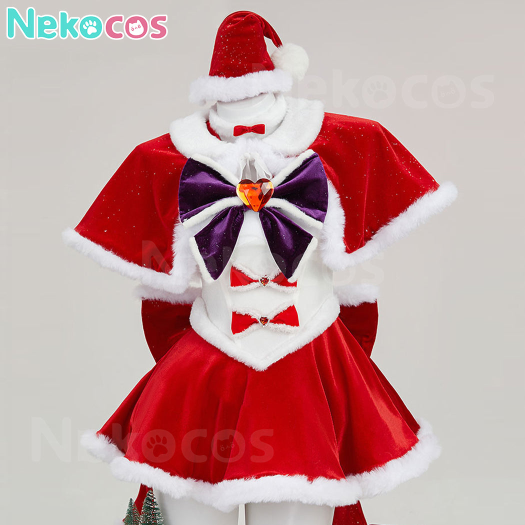 【Nekocos】Anime Cosplay Rei Hino Christmas Cosplay Costume | Custom-Tailor