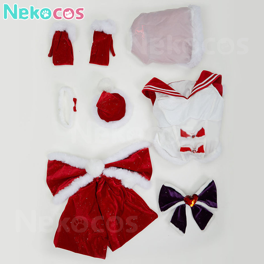 【Nekocos】Anime Cosplay Rei Hino Christmas Cosplay Costume | Custom-Tailor