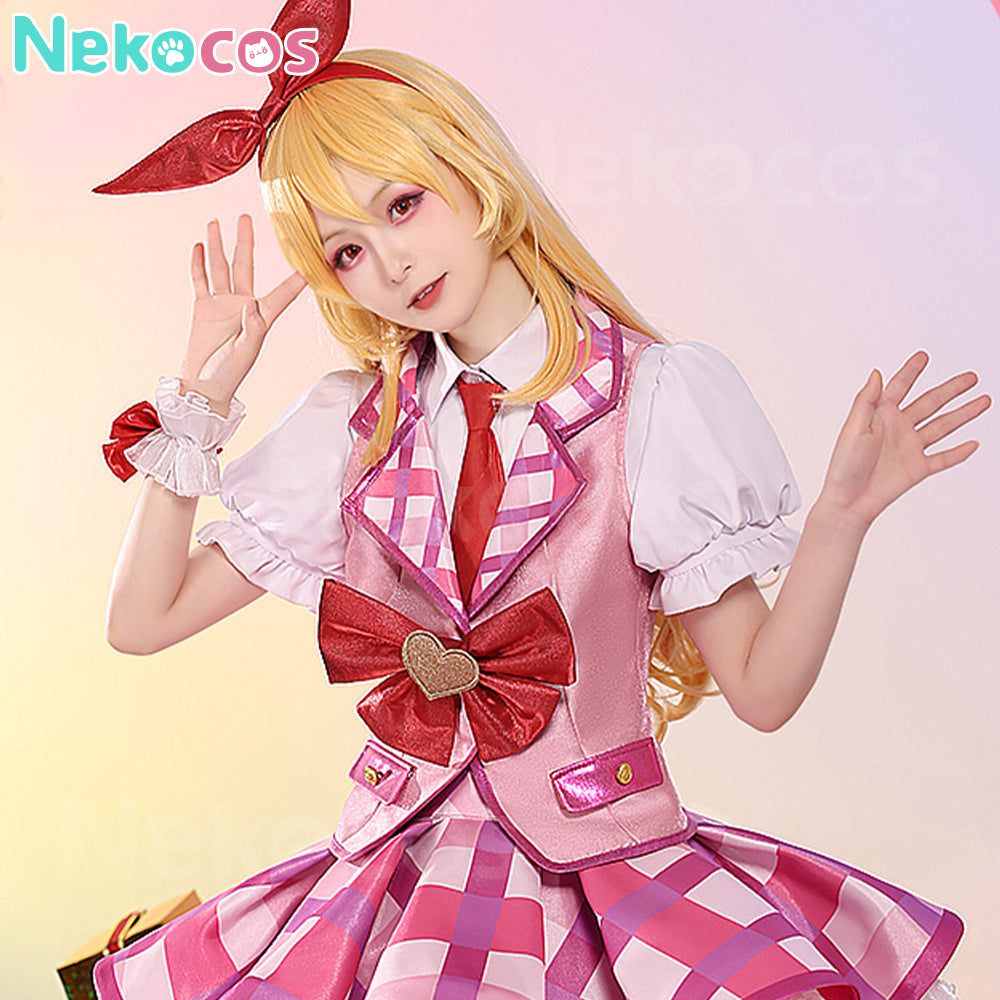 【Nekocos】Anime Aikatsu! Cosplay Hoshimiya Ichigo Cosplay Costume Premium Edition | In Stock