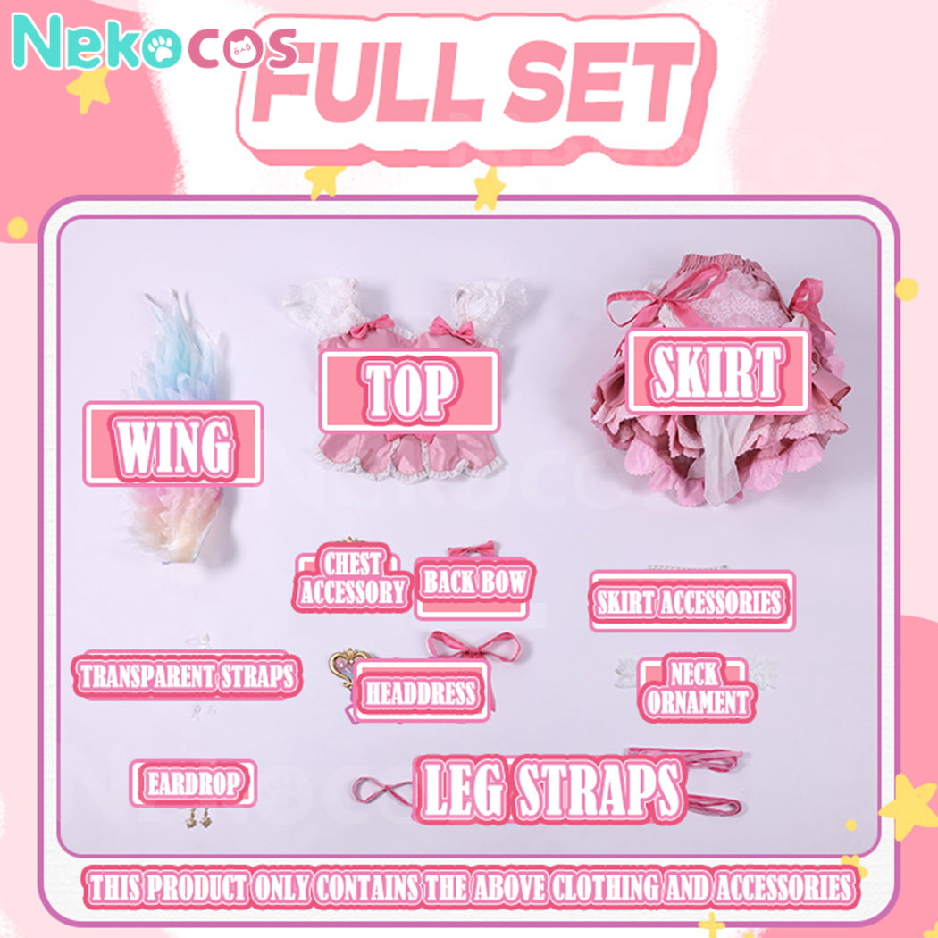 【Nekocos】Anime Aikatsu! Cosplay Hoshimiya Ichigo Cosplay Costume Premium Edition | In Stock