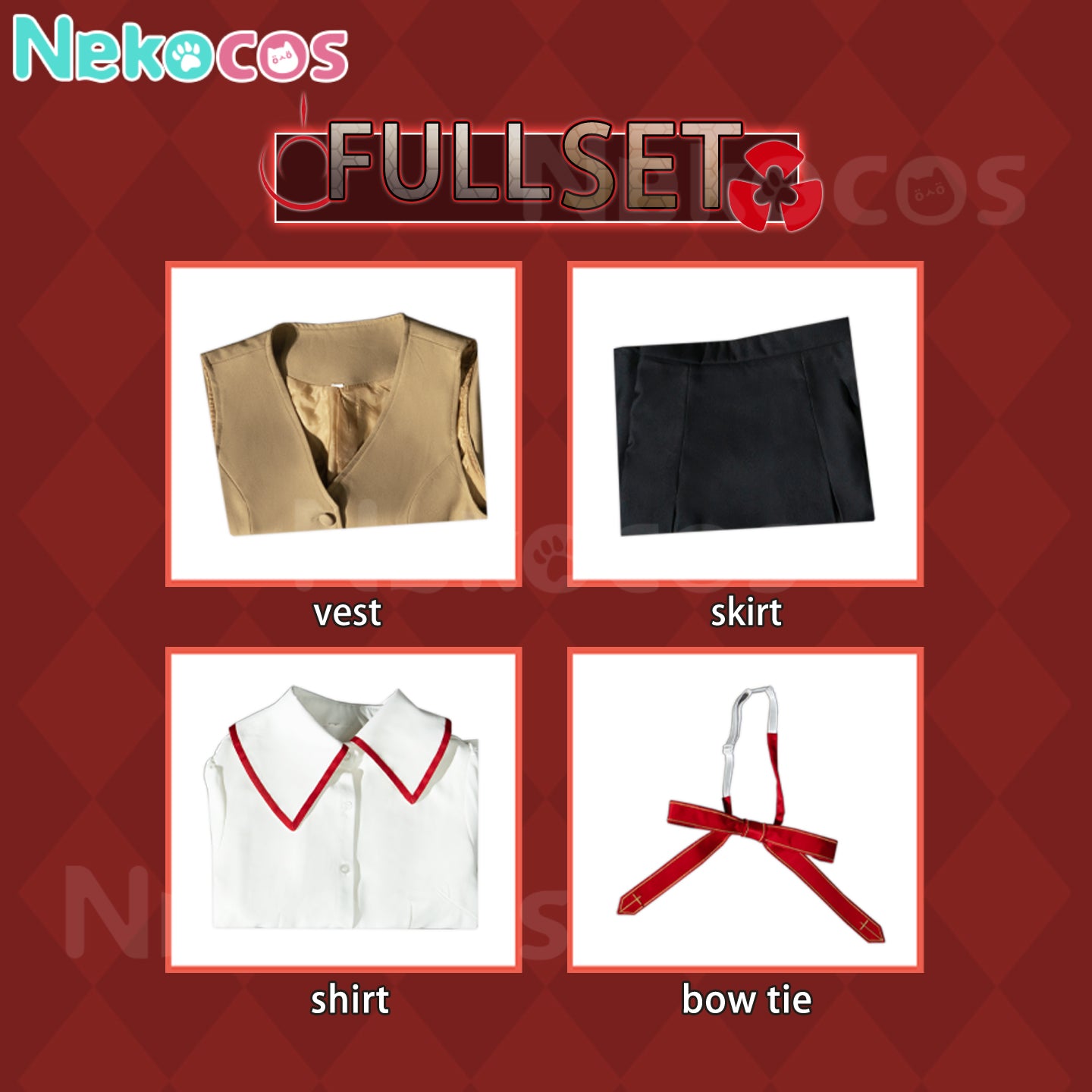 【Nekocos】Game Fate/stay night Cosplay Hōtaka Gakuen Cosplay Costume | Custom-Tailor