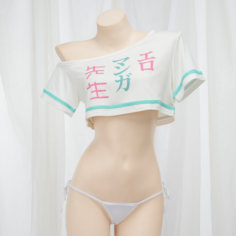 【Nekocos】Anime Eromanga Sensei Cosplay Sagiri Izumi Swimsuit Cosplay Costume | In Stock