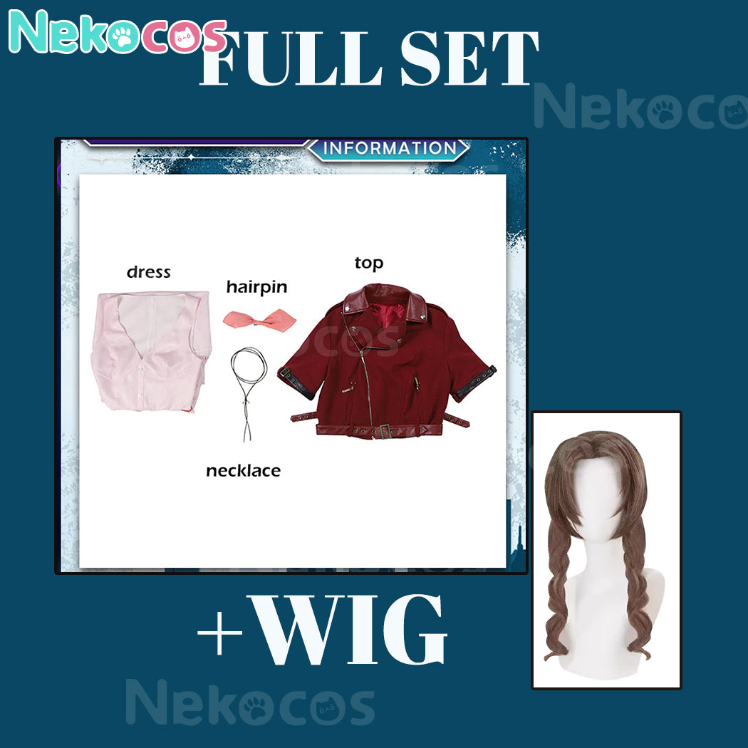 【Nekocos】Game Cosplay Remake Aerith Cosplay Costume