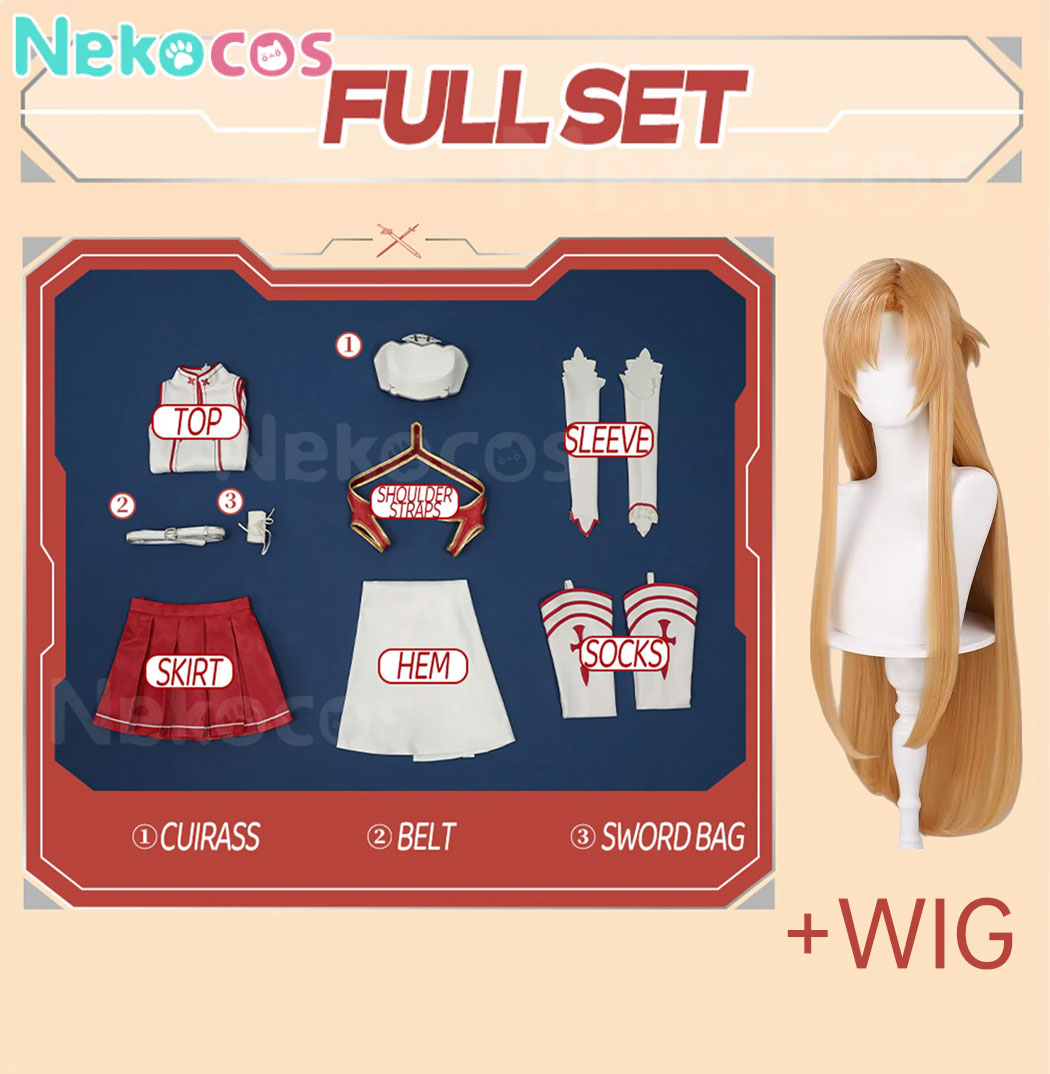 Sword Art Online Yuuki Asuna Cosplay Costume