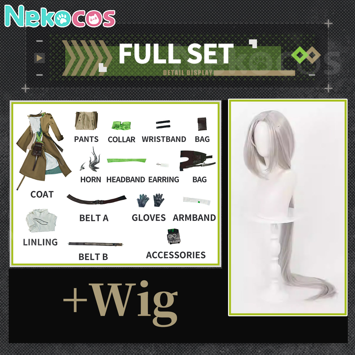 【Nekocos】Game Arknights Cosplay Nasti Cosplay Costume Premium Edition